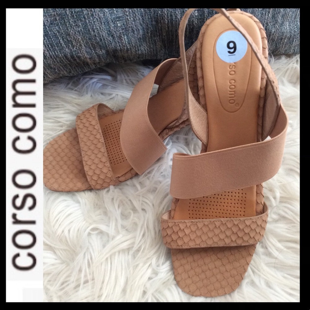 Corso Como Hally 2 Block Heel Sandal